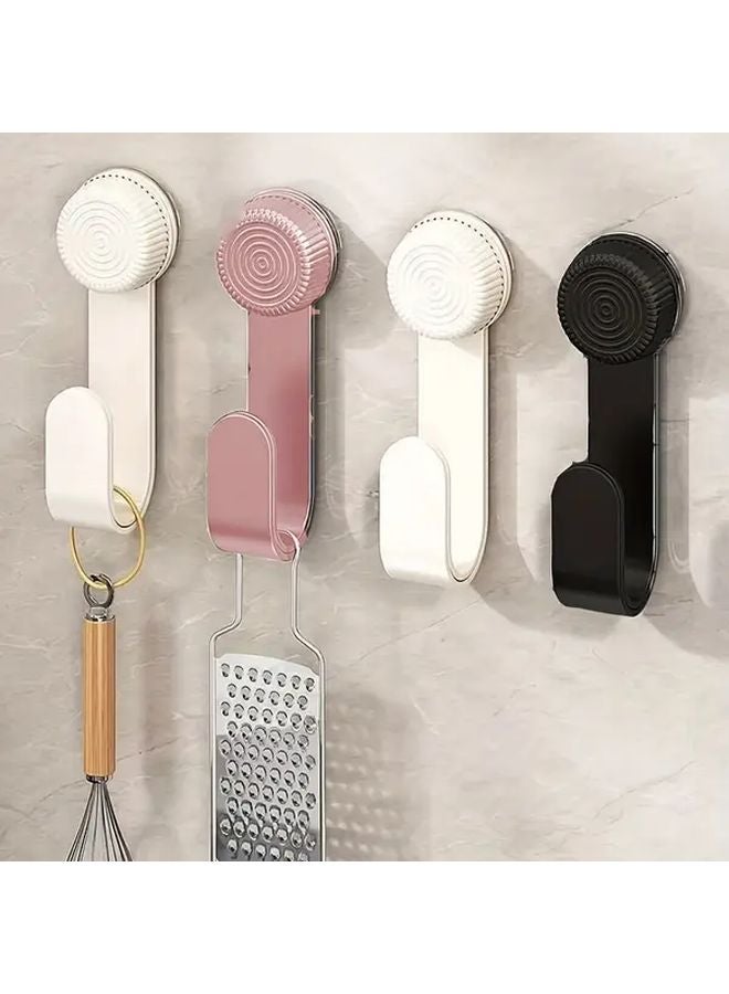 Cream Powder Rotating Suction Cup Pot Lid Holder Wall Mounted Kitchen Organizer - Image 5
